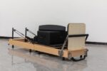 Folding Oak Pilates Reformer - Image 4