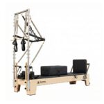 Korra Studio Pilates Oak Reformer with Tower - Image 2