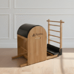 Korra Pilates Ladder Barrel | Oak - Black - Image 2
