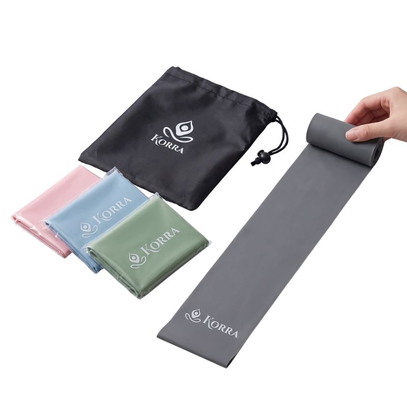 AP-1552-Korra-Pilates-Resistance-Bands-Set-10152025lbs-1 Korra Pilates Resistance Bands Set (10,15,20,25lbs) - Image 1